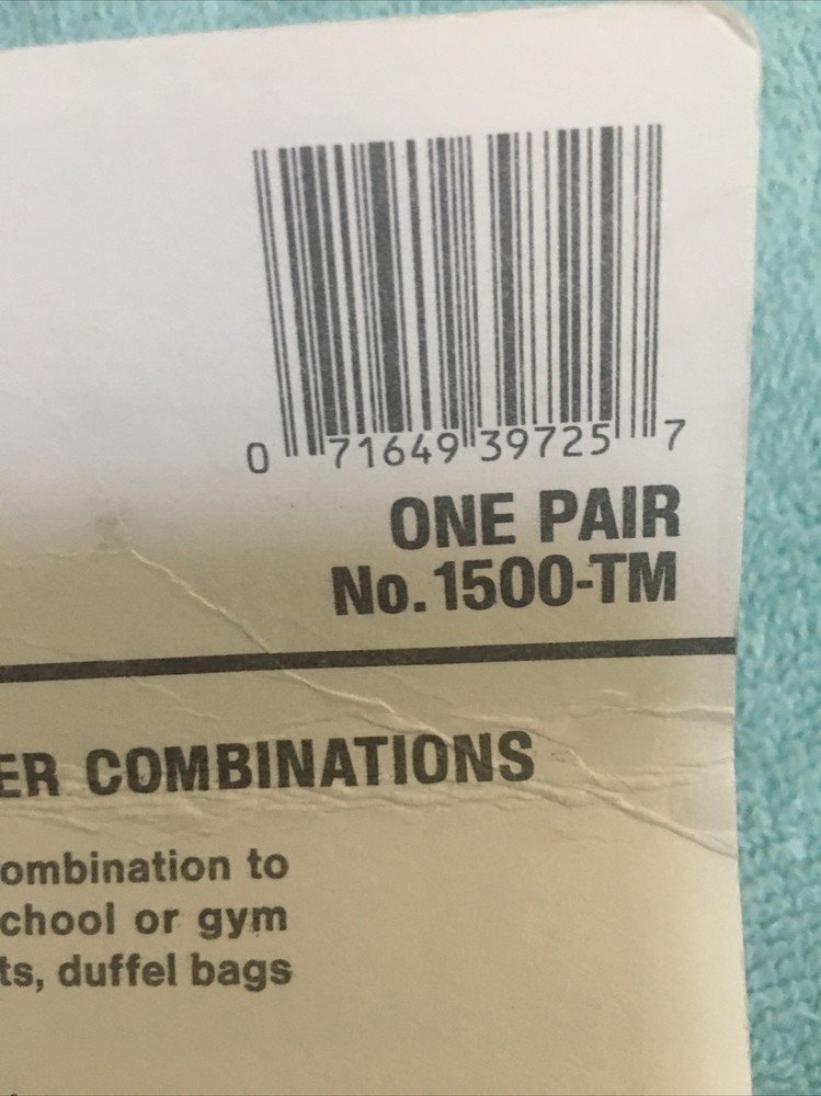 Master Twin Pack Combination Padlocks Brand New