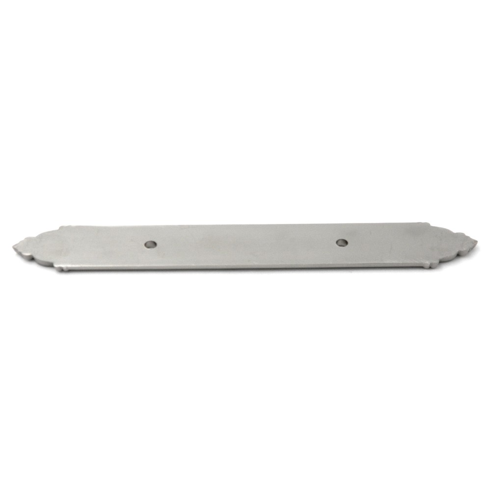Satin Nickel Solid Brass 3"cc Cabinet Handle Pull Backplate F410 from Belwith