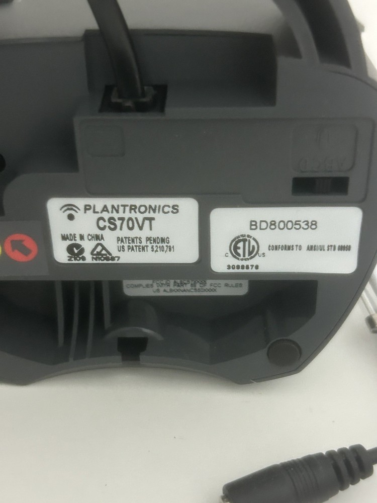 Plantronics CS70 Wireless Office Headset System (70455-01)