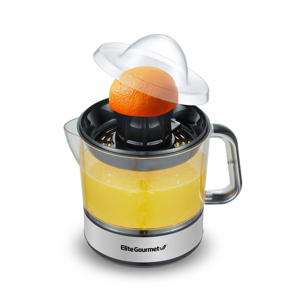 Compact Electric Citrus Juicer Large Volume with Pulp Control Easy Pour Spout