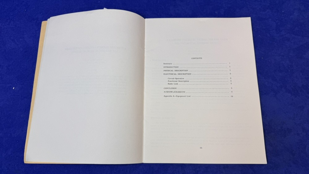 NASA Technical Note D-2667 Nike Cajun Apache Telemetry Rockets 1965