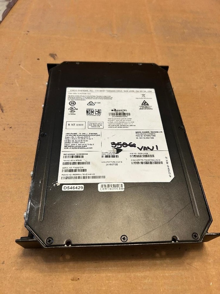 Cisco IR829GW-LTE Ruggedized Secure Multimode 4G LTE Router
