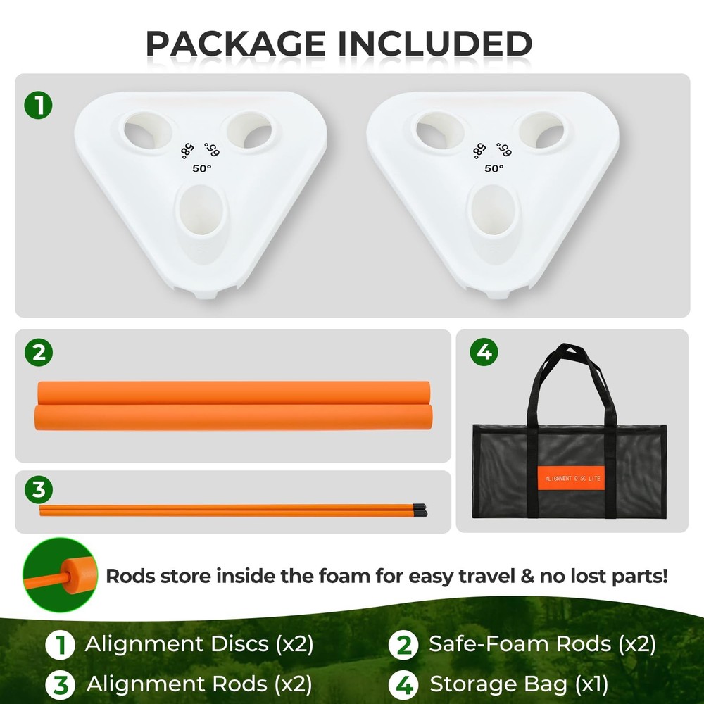 Golf Swing Training Aid - Alignment Discs & Rods | Corrects Setup, Posture, S...