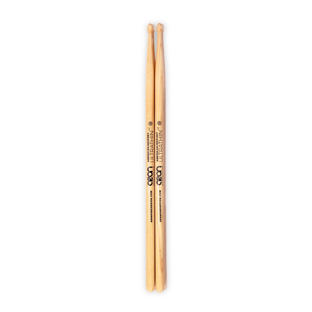 ÆON Percussion Ultrathin WT 15 Drumsticks | Thin, Light, Gloss Lacquer...