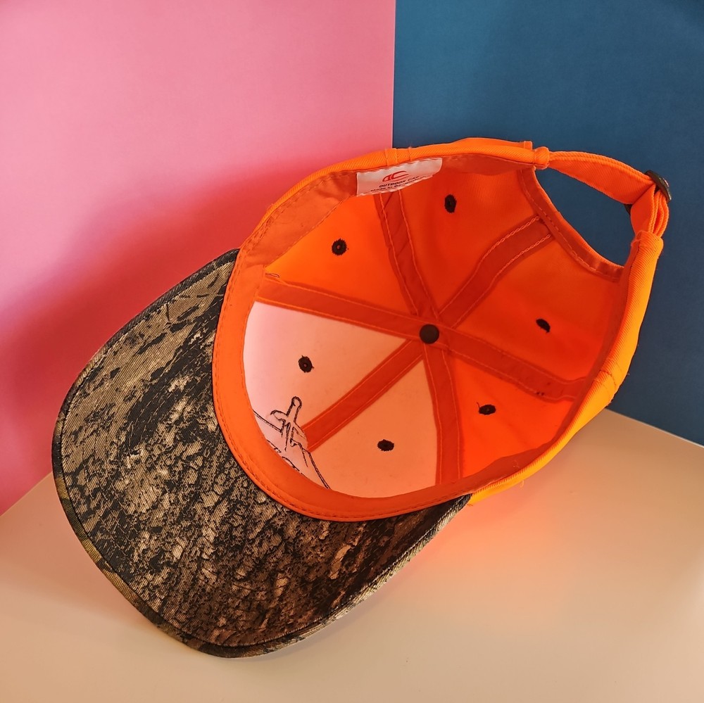Gerber Ballcap Hunting Orange with Camo