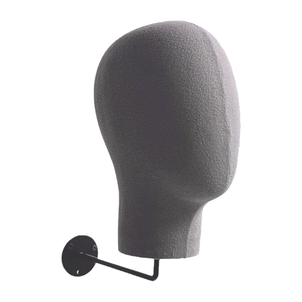 Mannequin Head Model Wall Mount Hat Display Stand