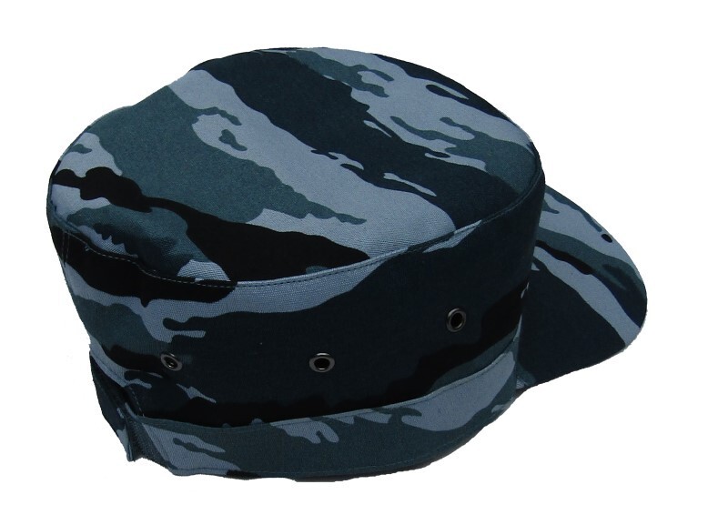 Russian Blue Tiger Stripe cap. Adjustable. Size 58