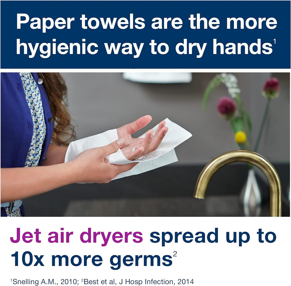 High-Capacity Smoke Paper Towel Dispenser with Auto Transfer & Push Handle