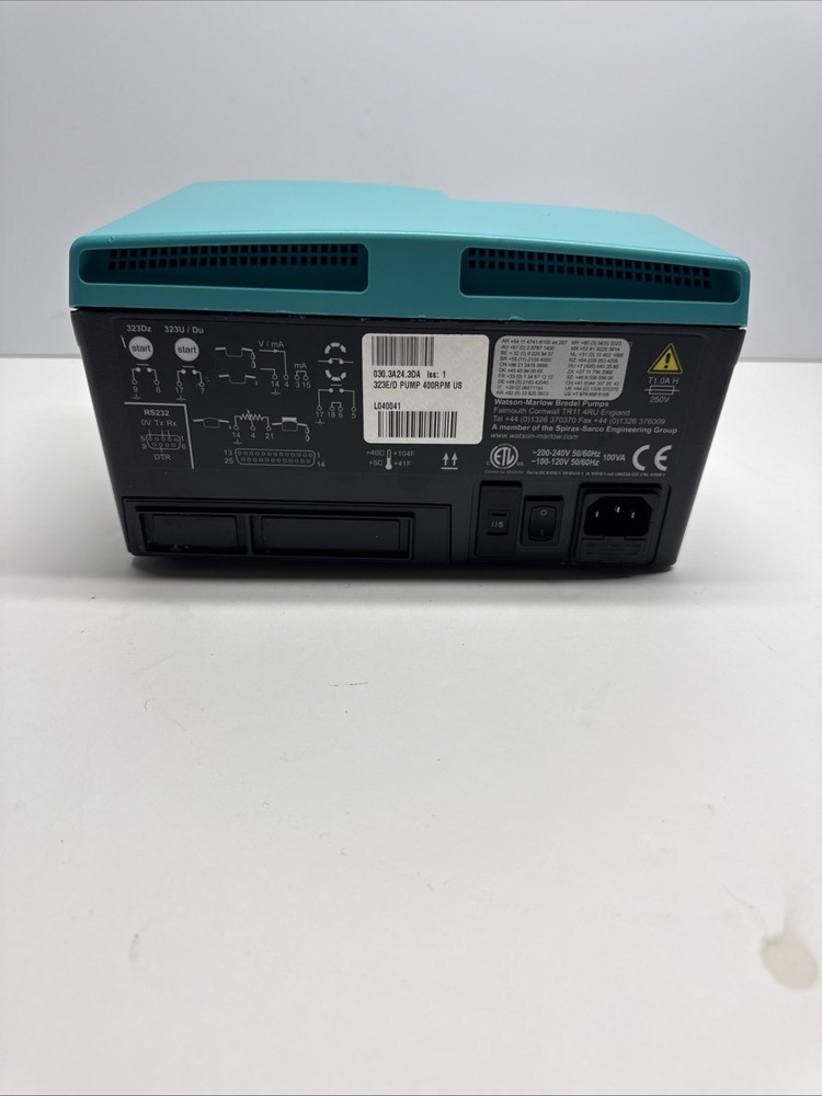 Watson Marlow 323E/D w/ 313DW Head Peristaltic Pump
