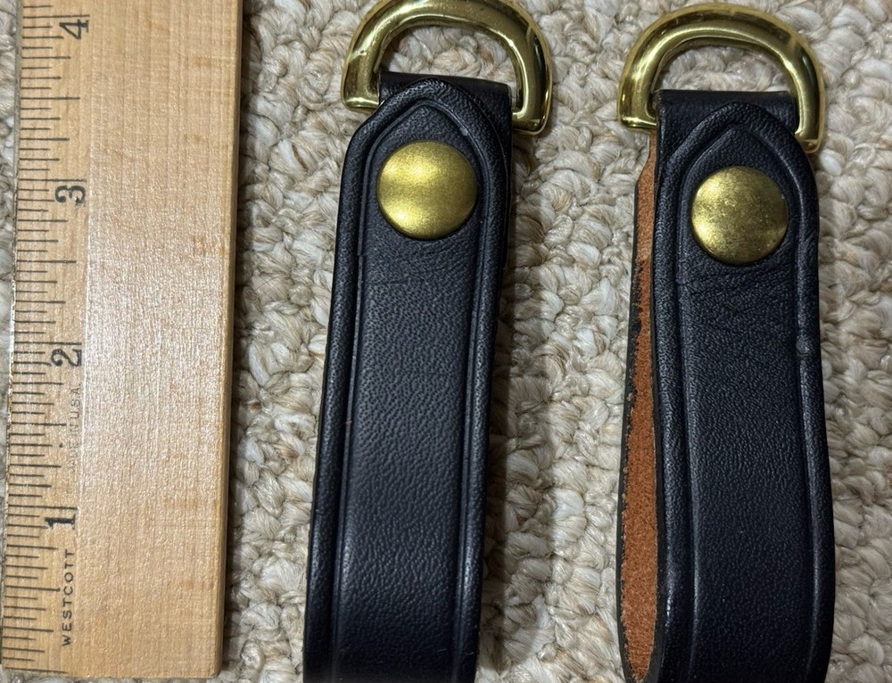 Jay-Pee Slide on "D" Rings Shoulder Strap Anchor Chrome Dees