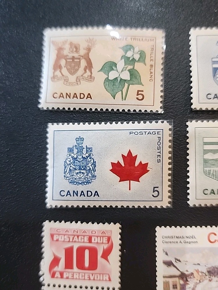 Canada Vintage Postage Stamp Collection Lot