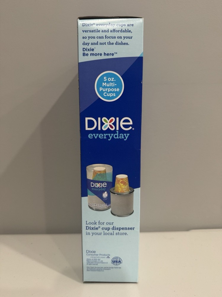 Dixie Everyday 5 oz Cups 100 Ct Disposable 4 Medallion Designs Multipurpose