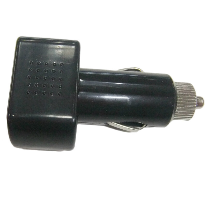 Digital LED Volt Gauge Meter Cigar Lighter Plug Black Digital Volt Over-current