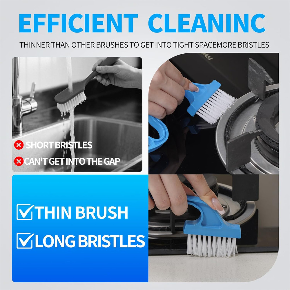 Window Track Cleaner Tool Set, 13 Pcs Magic Window Sill Cleaning Tools Kit with