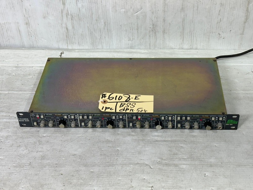 BSS DPR 504 4 channel Noise Gate #6108-E (One)THS