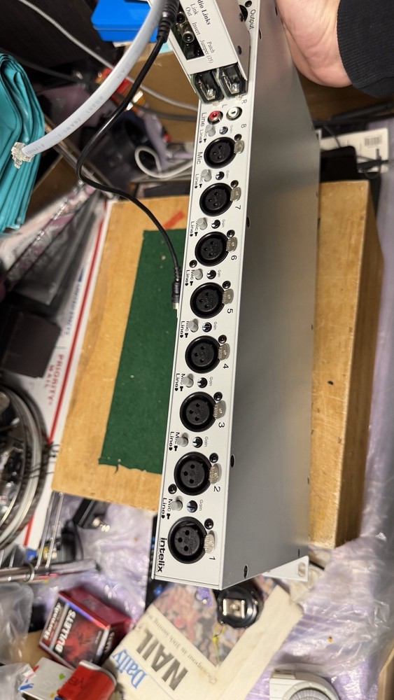 Intelix Audio Mixer Rack Unit Tested Working No Power Cable