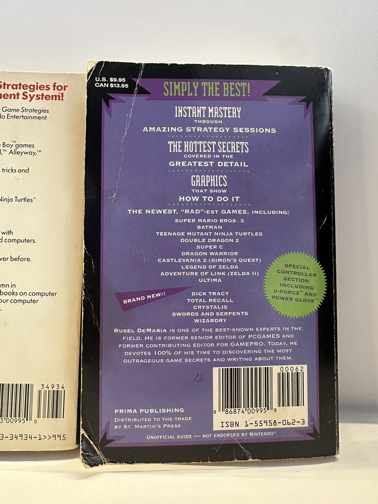 Ultimate Unauthorized Nintendo Game Stratergies -1 ,2 & Nintendo Secrets Book!