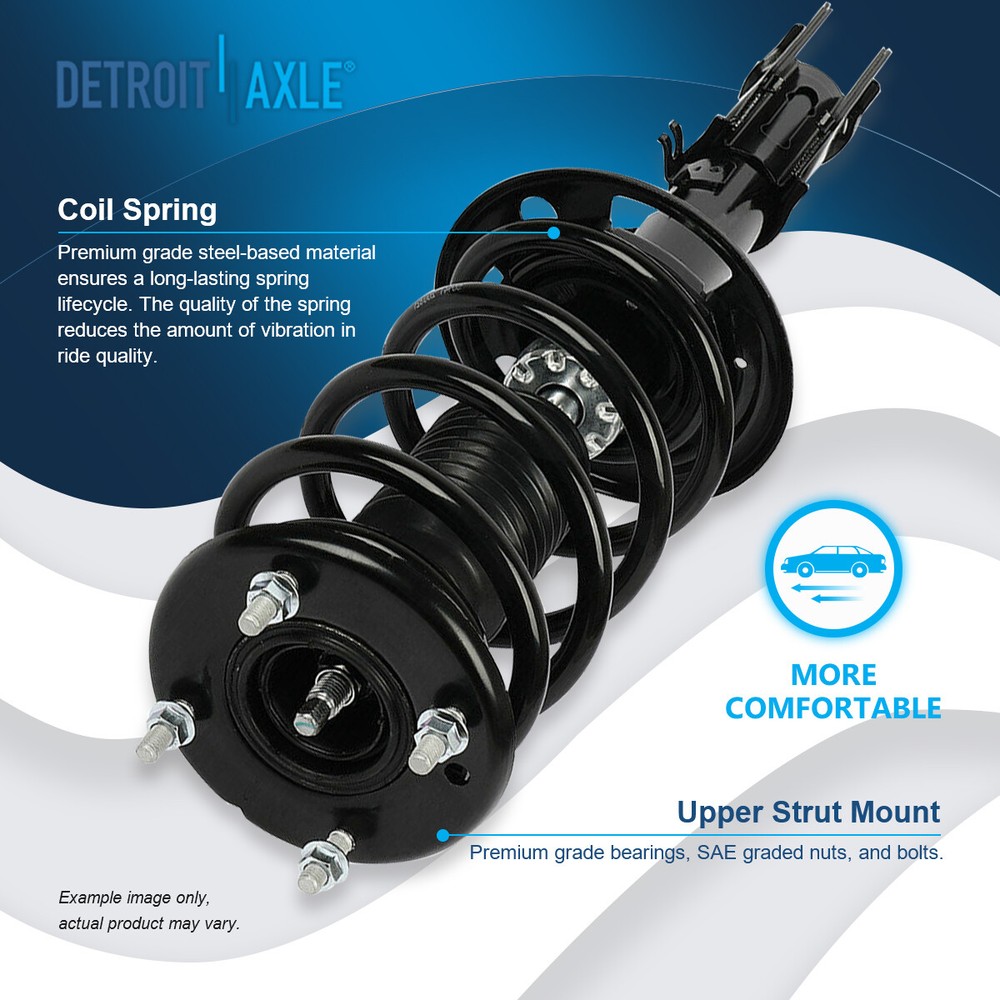 Pair Front Struts w/Coil Spring Assembly for 2013 2014 2015 - 2019 Ford Explorer