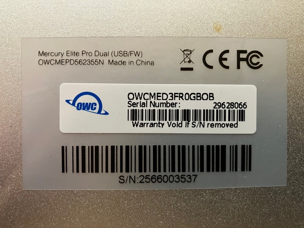 OWC Mercury Elite Pro Dual USB Storage Enclosure