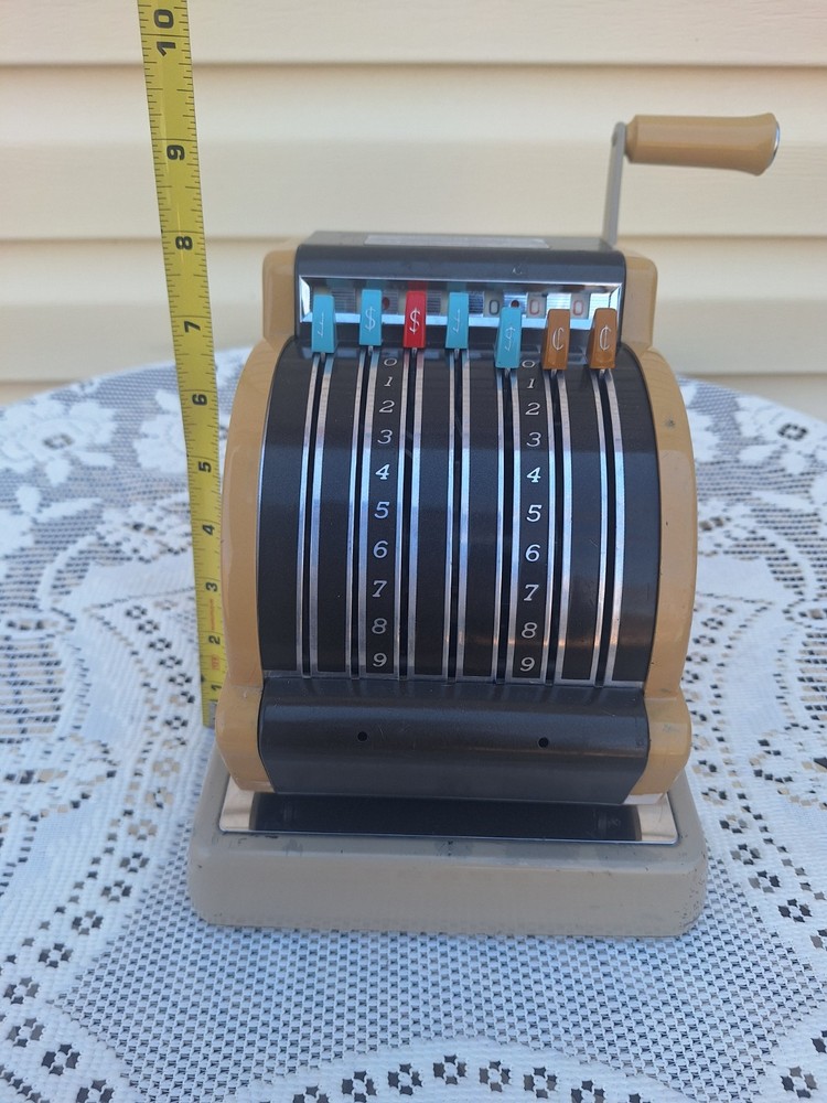 Vintage Check Protector (Check Writer) — Fully Functional