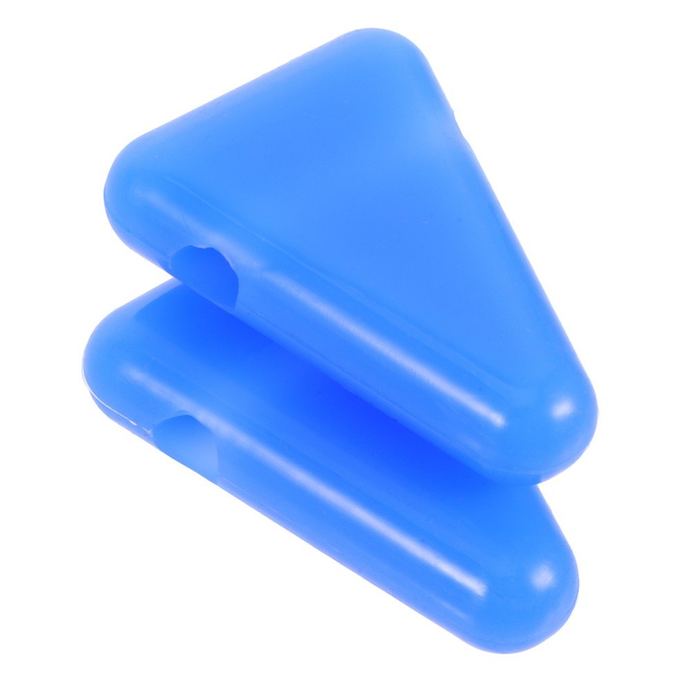 2 Pcs Fork Holder Block Tuning Stabilizer Forks Triangle Silicone Fixing