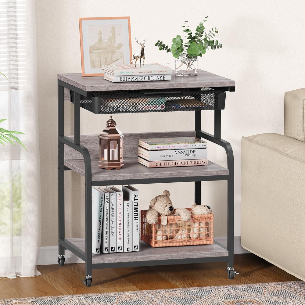 23.6''x18.9'' Extra Large Printer Stand with Drawer