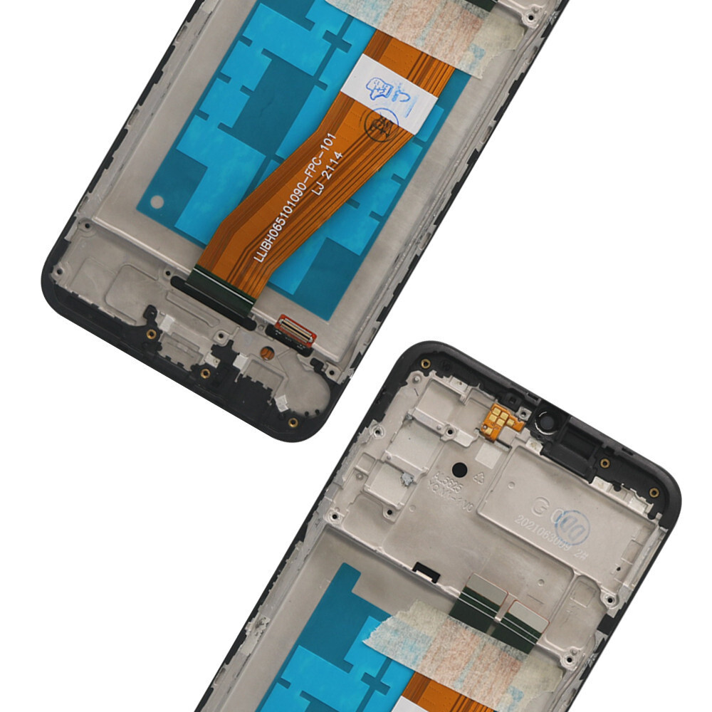 For Samsung A03S SM-A037F/A037M LCD Display Touch Screen Digitizer Frame Replace