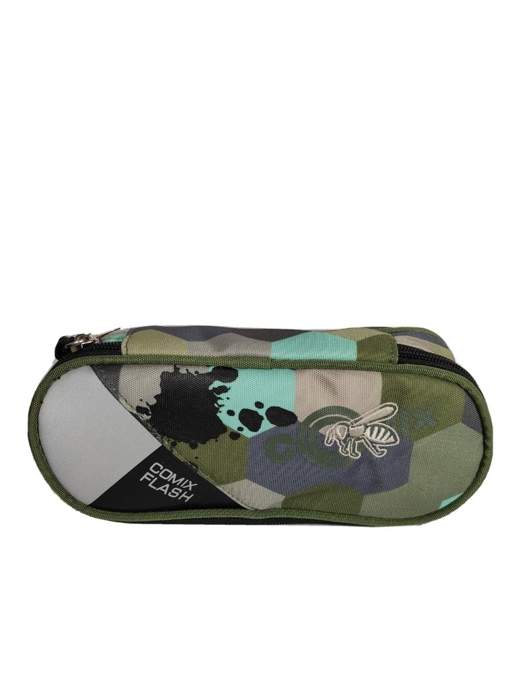Comix Oval Flash Round Pouch Case - Organized - School & Leisure