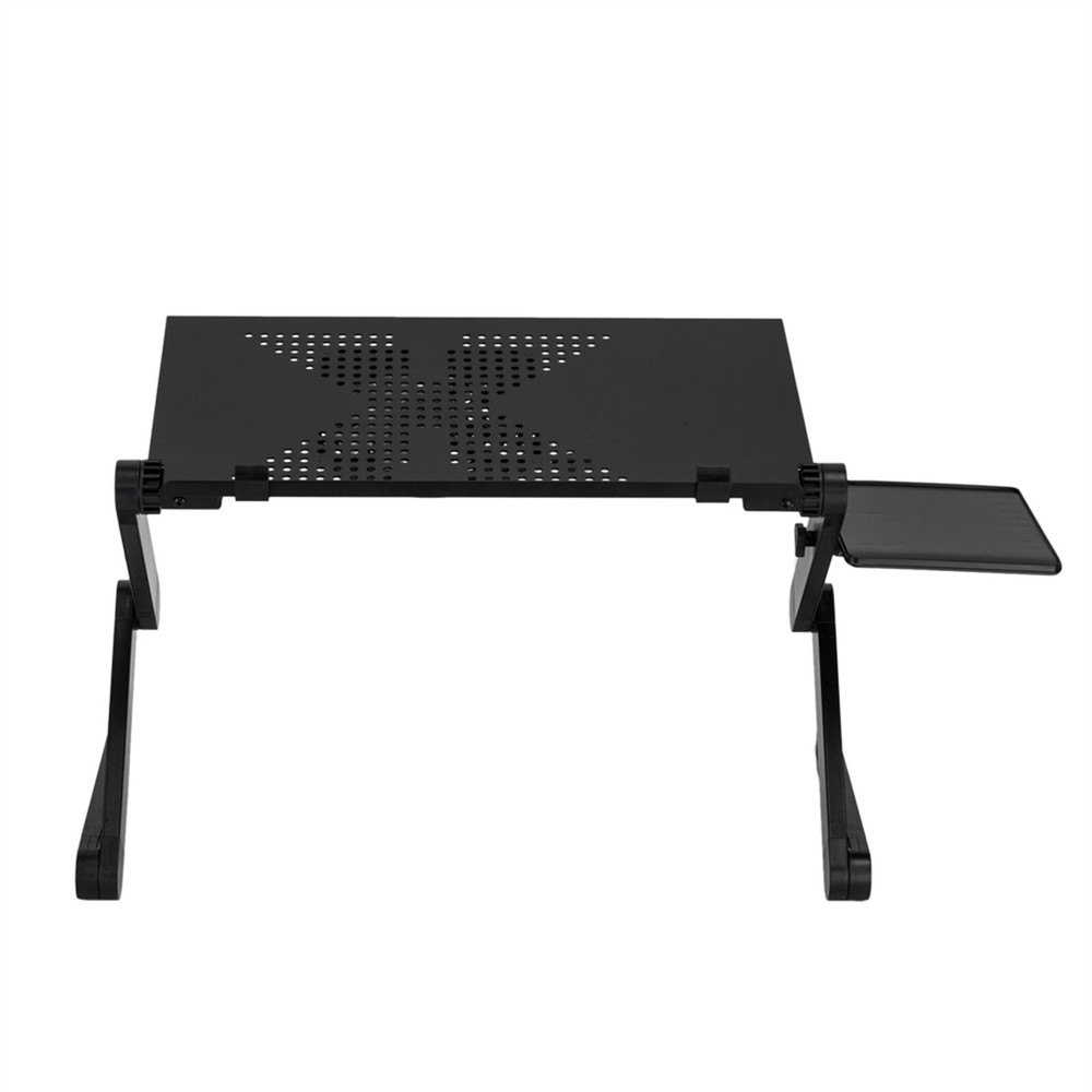 US 360°Adjustable Laptop Table Stand Lap Sofa Bed Tray Foldable PC Notebook Desk