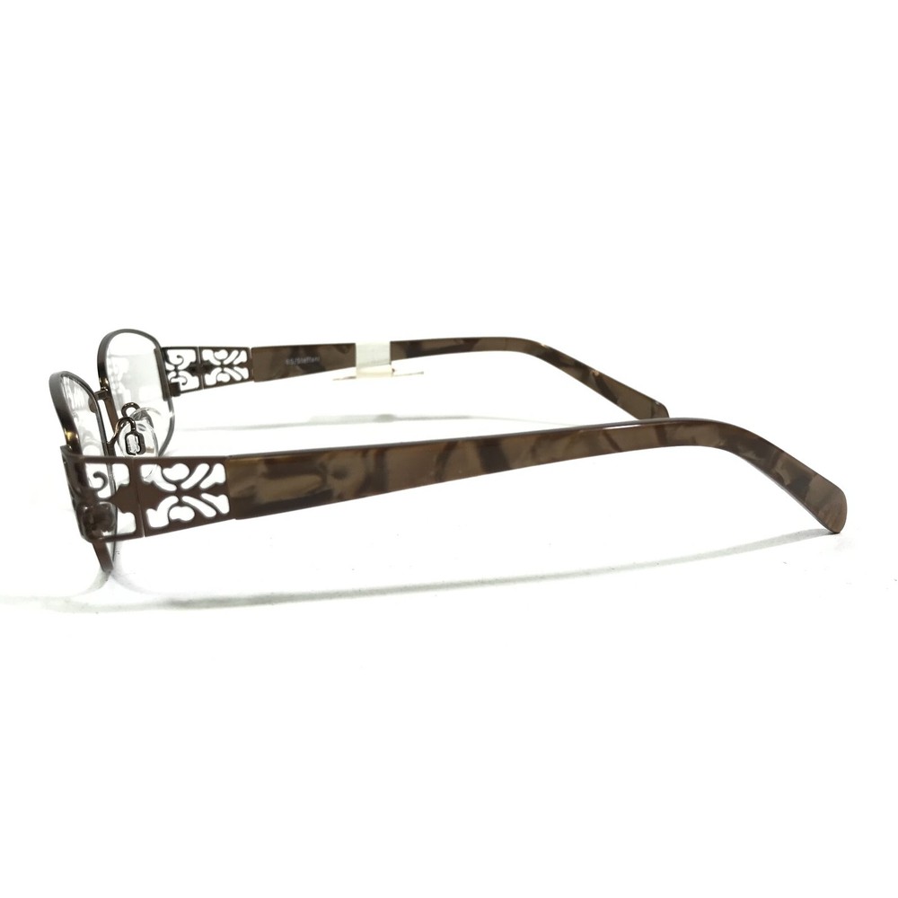 Roberto Steffani AS 79 COL 10 Eyeglasses Frames Brown Rectangular 53-16-135