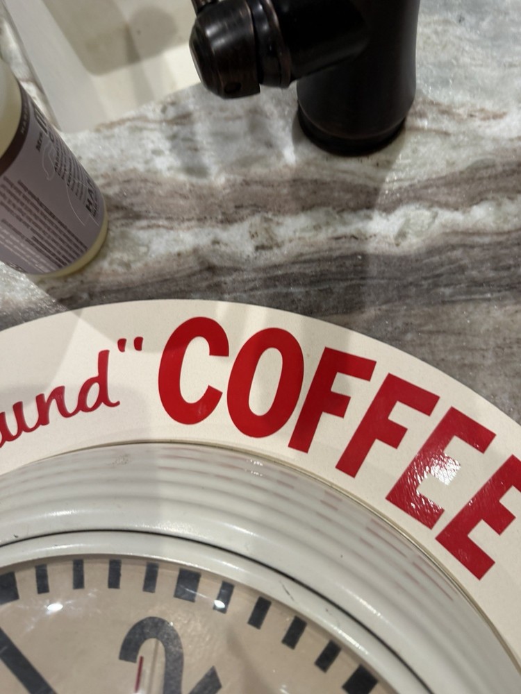 Vintage A&P Coffee Clock