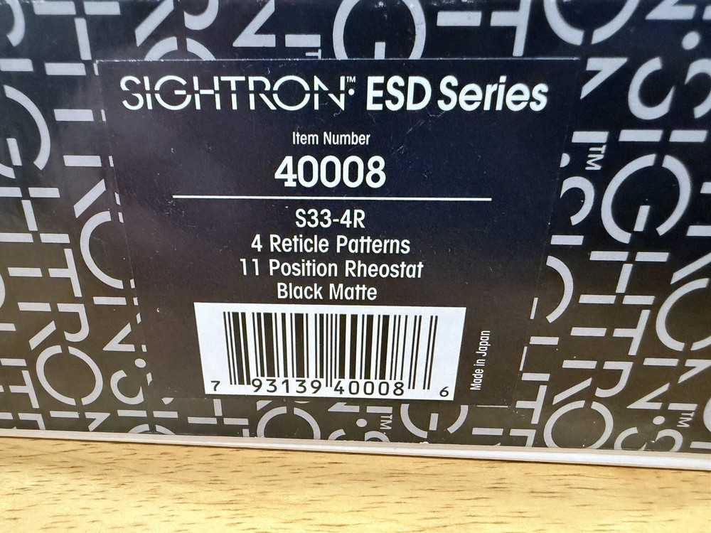 Sightron ESD Series S33-4R Electronic Sighting Device