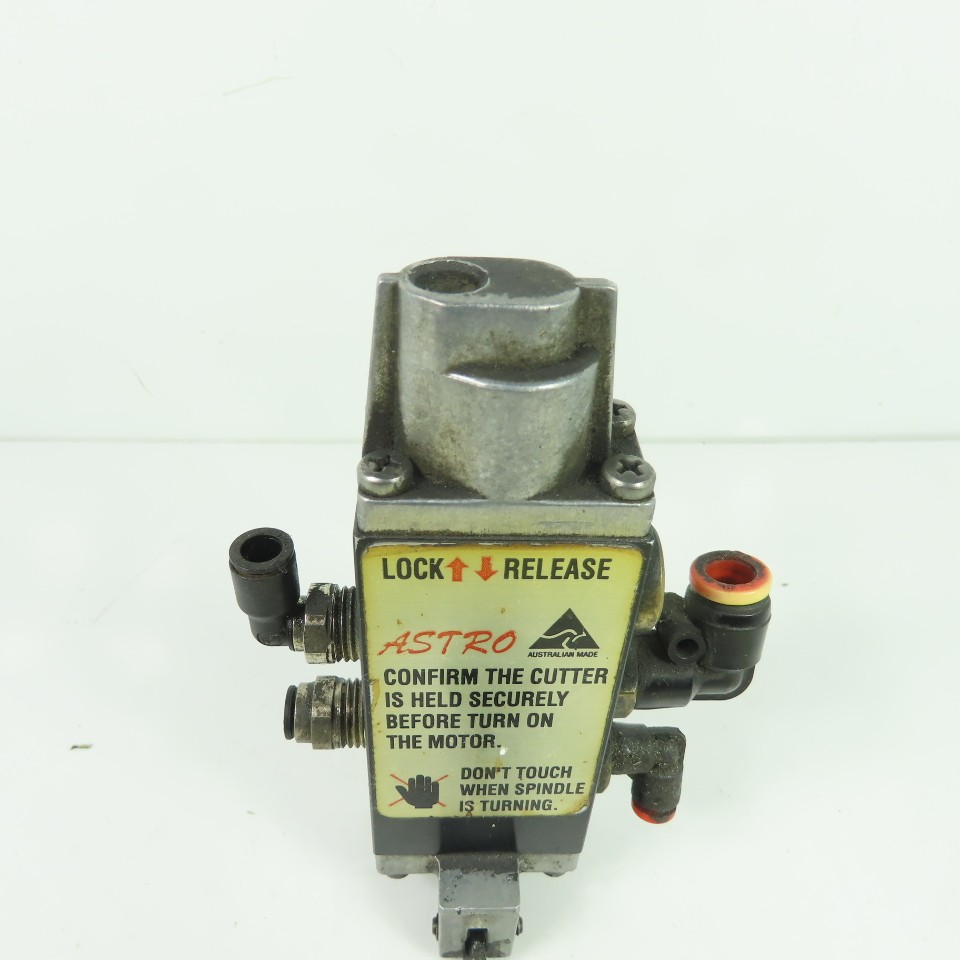 Astro Pneumatic Spindle Lock Control Mechanism