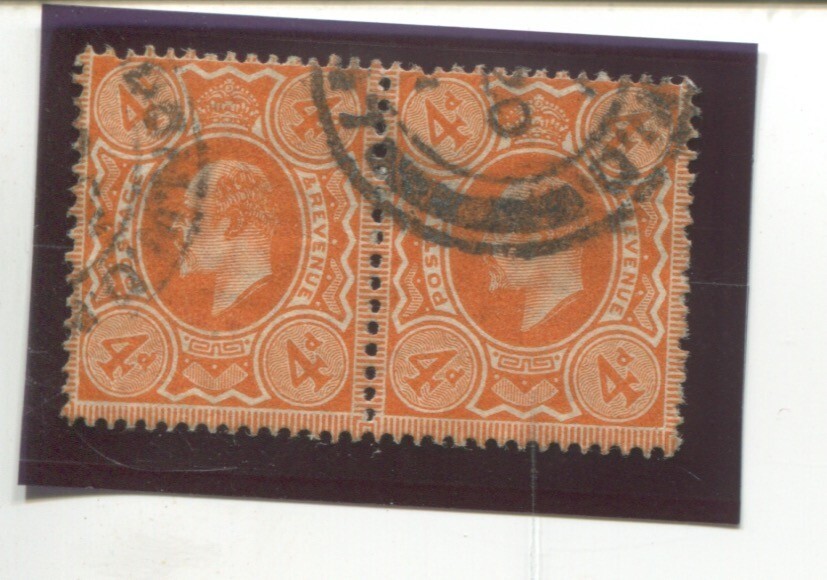 Great Britain Scott 144 PAIR Used VF