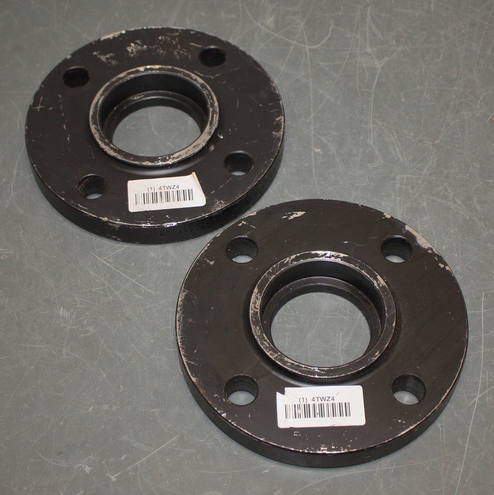(2) Socket Socket Weld Flanges FLCS1RFSW212, 2-1/2" Pipe, Class 150, Black Steel