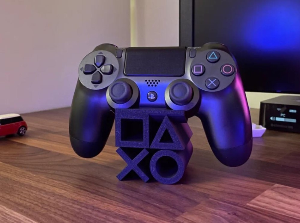 3D Printed PS4 Controller Stand – Sleek Holder for DualShock 4 Gamepad
