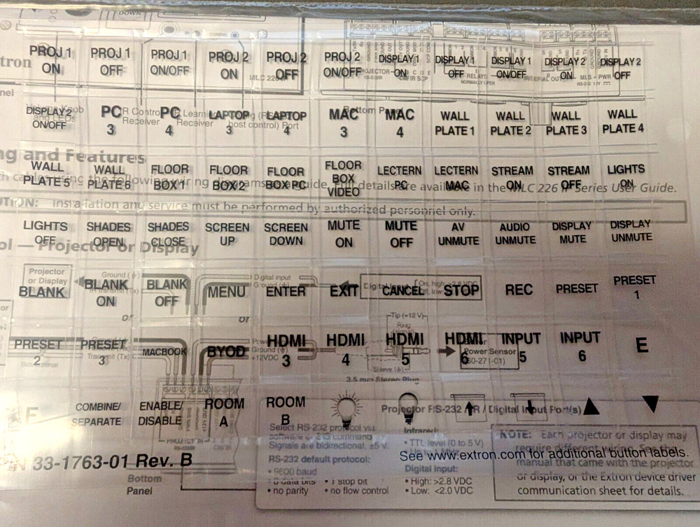 Extron MLC 226 IP AAP, 60-600-12 ~ MediaLink Controller, Control Panel, Black