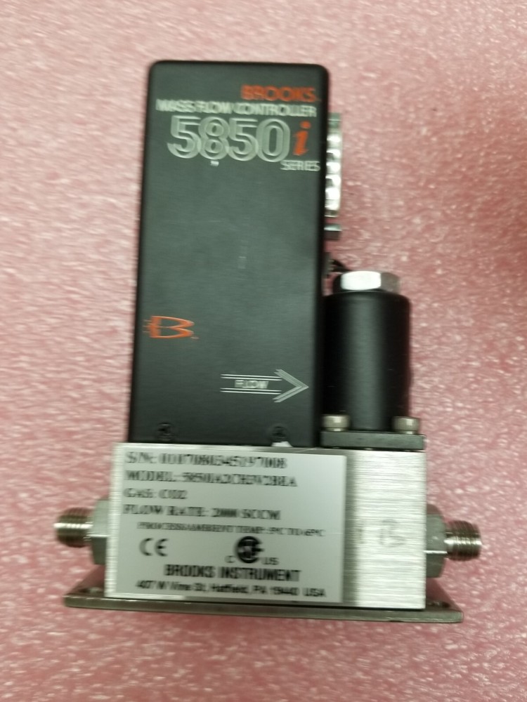 Brooks 5850i Mass Flow Controller CO2 2000 SCCM ⚡️🇺🇸 SHIP+WARRANTY