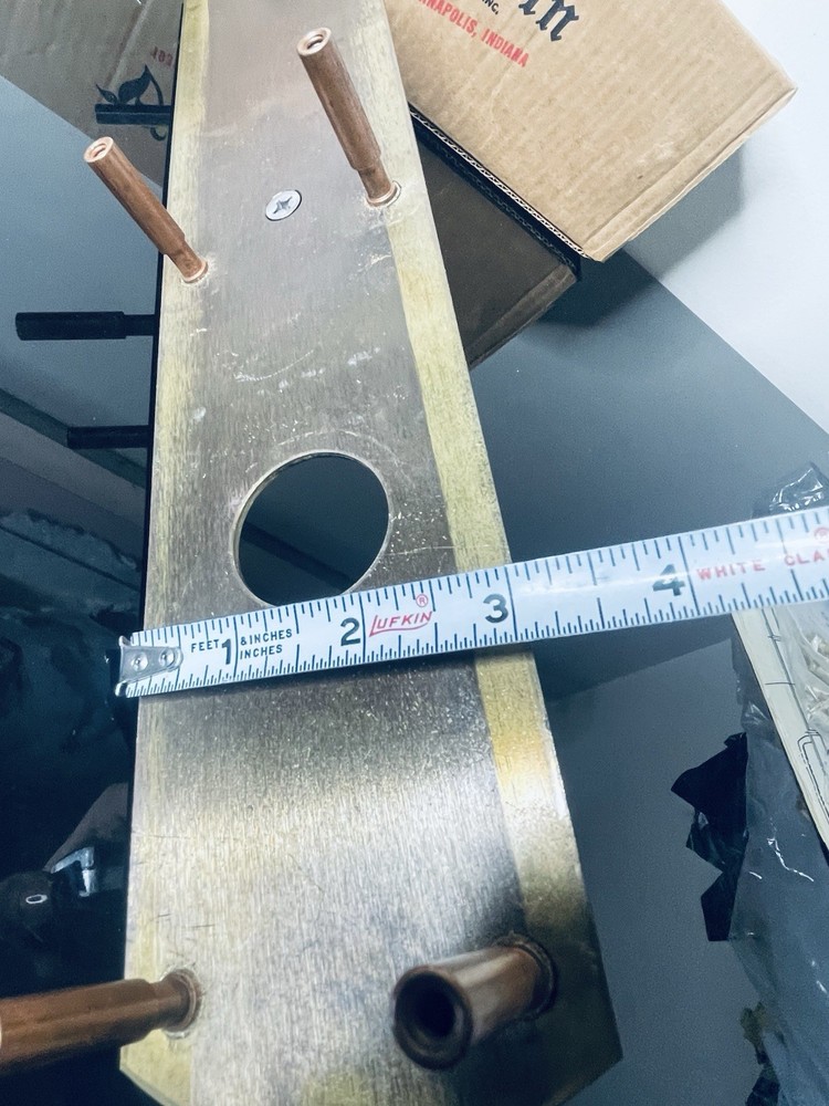 88 Series Von Duprin Exit Device - 14” Handle. Trim - Brass