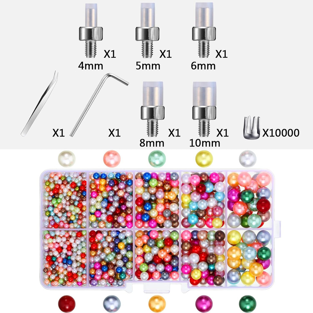 Pearl Setting Machine and Hand Press Pearl Setting Tools, Beads Rivet Fixing Mac