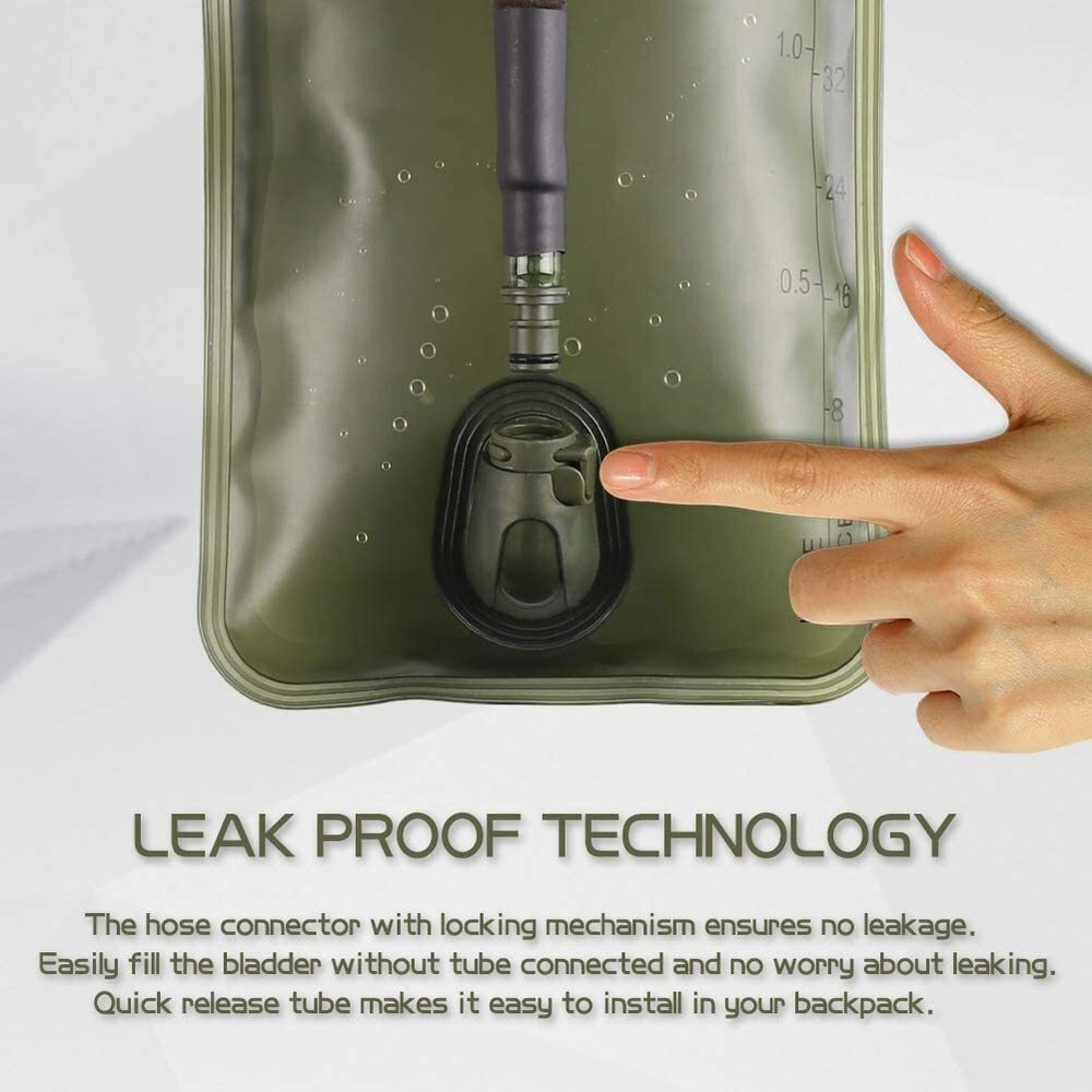 2L Water Bladder Backpack Hydration System Camel bak Pack Bag Camping Hiking US