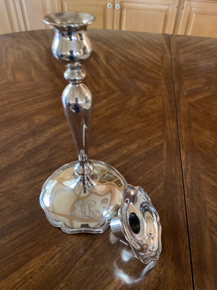sterling silver candlesticks