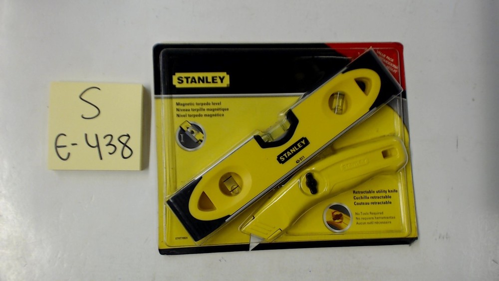 Stanley Magnetic Torpedo Level 43-511 with Box Cutter
