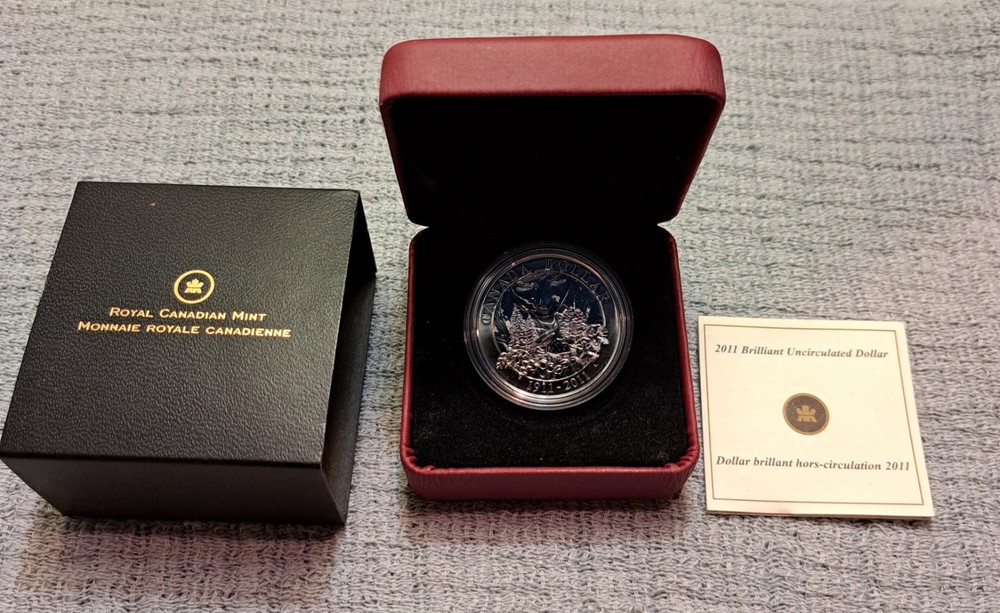 2011 Canada Uncirculated Silver Dollar - Parks Canada 100th Anniversary