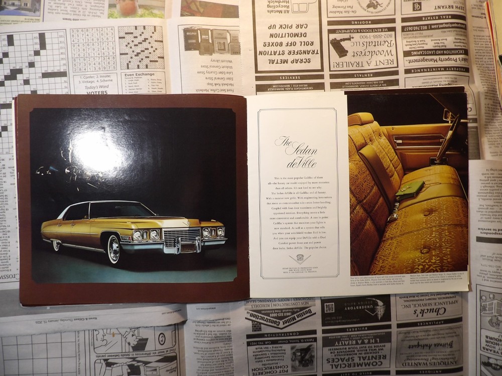 1972 Cadillac Brochure