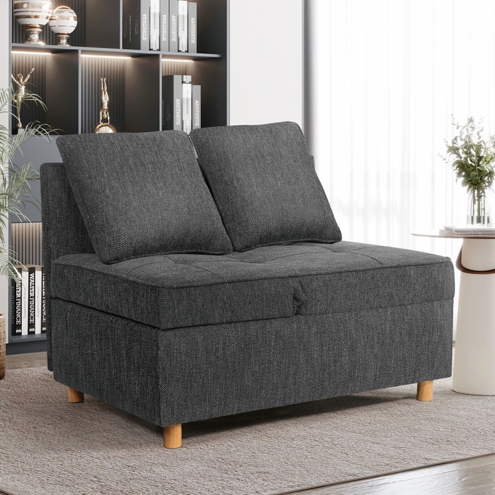 Folding Ottoman Sofa Bed, Convertible Chair 4-in-1 Multi Function Sleeper Sofa🔥
