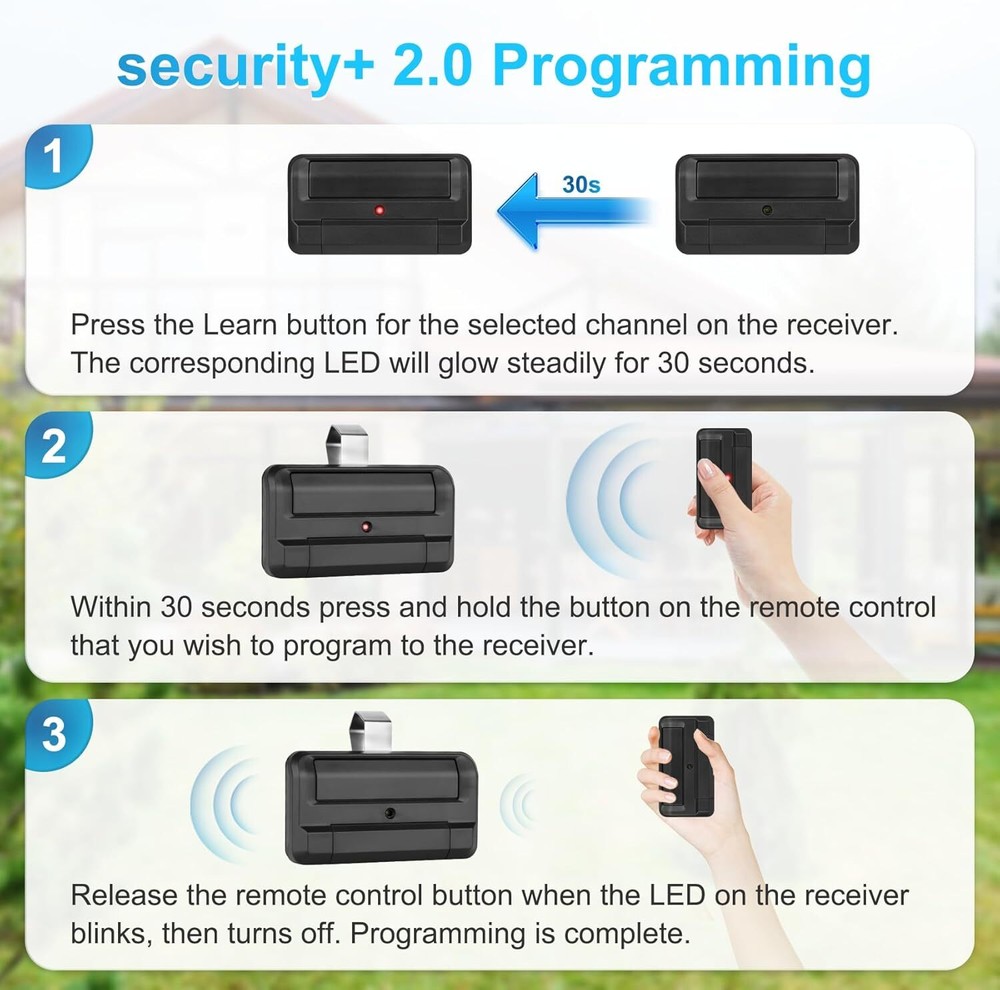 9Pack For Liftmaster 811LMX Single Button Remote Control Works with 850LM 860LM
