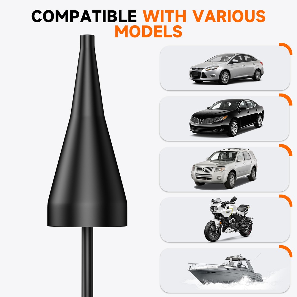 Smoke Cone Detector Tool Smoke Cone Leak Detector Exhaust Intake Boot Adapter