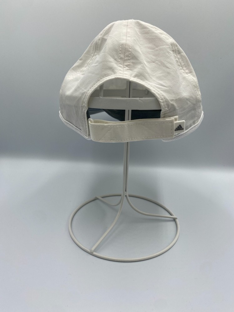 Adidas Climalite Running Jogging Adjustable Strapback Hat Cap White