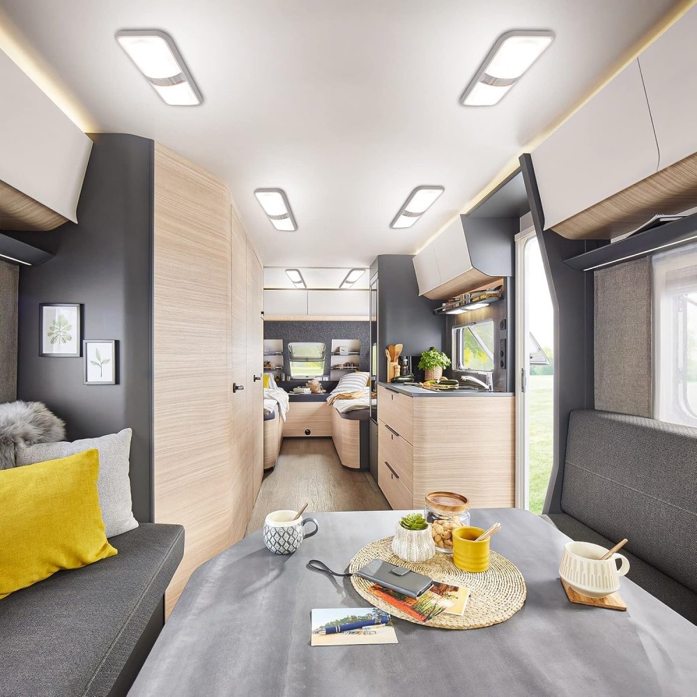 5PCS 12V Led RV Ceiling Dome Light RV Interior Lighting for Boat Trailer Camper